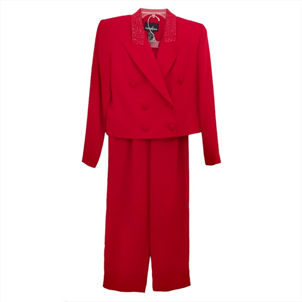 Vintage Positive Attitude Two Piece Suit Size 4P